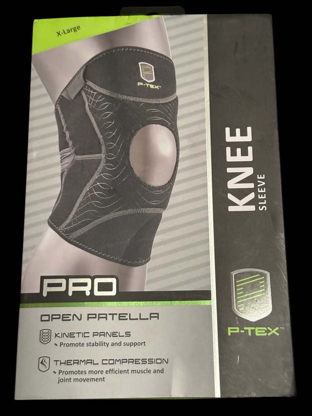 P-TEX PRO Open Patella Knee Sleeve - Size XLarge